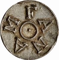 Ceylon coin 1 Fanam (1814 - 1815) obverse obverse of 1 Fanam (1814 - 1815) coin with KM# 83 from Ceylon. Inscription: FANAM