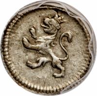 Colombia coin 1/4 Real - Carlos IV (1796 - 1808) obverse obverse of 1/4 Real - Carlos IV (1796 - 1808) coin with KM# 63 from Colombia.