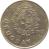 obverse of 1 Nuevo Peso (1980) coin with KM# 74 from Uruguay. Inscription: URUGUAY 1980 So