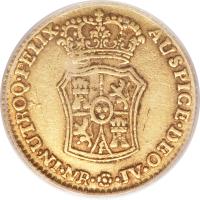 Colombia coin 2 Escudos - Carlos III (1762 - 1771) reverse reverse of 2 Escudos - Carlos III (1762 - 1771) coin with KM# 40 from Colombia.