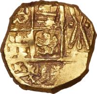 Colombia coin 2 Escudos - Carlos II (1667) obverse obverse of 2 Escudos - Carlos II (1667) coin with KM# 14 from Colombia.