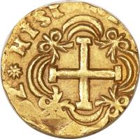 Colombia coin 4 Escudos - Fernando VI (1747 - 1756) reverse reverse of 4 Escudos - Fernando VI (1747 - 1756) coin with KM# 27 from Colombia.