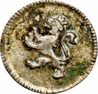 Colombia coin 1/4 Real - Fernando VII (1809 - 1819) obverse obverse of 1/4 Real - Fernando VII (1809 - 1819) coin with KM# 67 from Colombia.