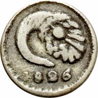 Colombia coin 1/4 Real (1826 - 1836) obverse obverse of 1/4 Real (1826 - 1836) coin with KM# 85 from Colombia.