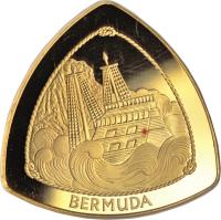 Bermuda coin 60 Dollars - Elizabeth II - Shipwreck (1997) reverse reverse of 60 Dollars - Elizabeth II - Shipwreck (1997) coin with KM# 102 from Bermuda. Inscription: BERMUDA