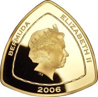 Bermuda coin 90 Dollars - Elizabeth II - Sea Venture (2006) obverse obverse of 90 Dollars - Elizabeth II - Sea Venture (2006) coin with KM# 174 from Bermuda.