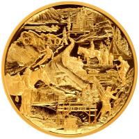 Canada coin 2500 Dollars - Elizabeth II - Banff National Park (2010) reverse reverse of 2500 Dollars - Elizabeth II - Banff National Park (2010) coin with KM# 1045 from Canada. Inscription: CANADA 1885-2010 TB