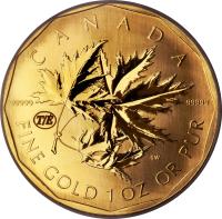 Canada coin 200 Dollars - Elizabeth II (2007) reverse reverse of 200 Dollars - Elizabeth II (2007) coin with KM# 750 from Canada.