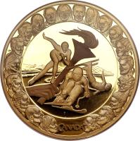 Canada coin 300 Dollars - Elizabeth II - Olympics (2008) reverse reverse of 300 Dollars - Elizabeth II - Olympics (2008) coin with KM# 830 from Canada.