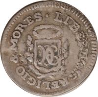 obverse of 15 Sols (1807 - 1809) coin with KM# 6 from Haiti.
