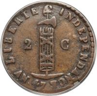 Haiti coin 2 Centimes - Faustin I (1850) obverse obverse of 2 Centimes - Faustin I (1850) coin with KM# 35 from Haiti.