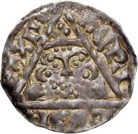 obverse of 1 Penny - Henry III - Dublin mint (1251 - 1254) coin with SP# 6236 from Ireland. Inscription: hENRI | CVS R | ЄX | III