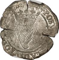 Ireland coin 1 Shilling - Elizabeth I (1601 - 1602) reverse reverse of 1 Shilling - Elizabeth I (1601 - 1602) coin with SP# 6507 from Ireland.