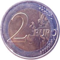 reverse of 2 Euro - Treaty of Rome (2007) coin with KM# 259 from Germany. Inscription: 2 EURO LL