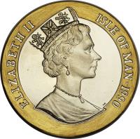Isle of Man coin 1 Crown - Elizabeth II - 150th Anniversary of obverse of 1 Crown - Elizabeth II - 150th Anniversary of