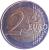 reverse of 2 Euro - Federal States: Hamburg (2008) coin with KM# 261 from Germany. Inscription: 2 EURO LL