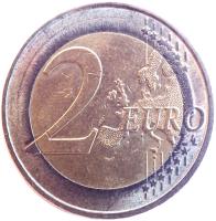 Germany coin 2 Euro - Federal States: Bremen (2010) reverse reverse of 2 Euro - Federal States: Bremen (2010) coin with KM# 285 from Germany. Inscription: 2 EURO LL