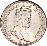 Italian Somaliland coin 5 Lire - Vittorio Emanuele III (1925) obverse obverse of 5 Lire - Vittorio Emanuele III (1925) coin with KM# 7 from Italian Somaliland. Inscription: VITTORIO EMANVELE III RE D'ITALIA MOTTI R