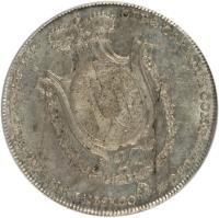 Liechtenstein coin 20 Kreuzer - Franz Joseph I (1778) reverse reverse of 20 Kreuzer - Franz Joseph I (1778) coin with C# 4 from Liechtenstein. Inscription: OPP · & · CARN · DUX · COM · RITTB · S · C · M · CONS · INT · AUR · VELLERIS · EQUES · 1778 · 20