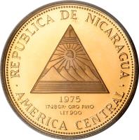 Nicaragua coin 2000 Córdobas - United States (1975) obverse obverse of 2000 Córdobas - United States (1975) coin with KM# 41 from Nicaragua.