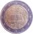 obverse of 2 Euro - Treaty of Rome (2007) coin with KM# 311 from Italy. Inscription: TRATTATI DI ROMA 50º ANNIVERSARIO EUROPA 2007 R REPUBBLICA ITALIANA