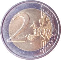 Italy coin 2 Euro - Treaty of Rome (2007) reverse reverse of 2 Euro - Treaty of Rome (2007) coin with KM# 311 from Italy. Inscription: 2 EURO LL