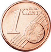 reverse of 1 Euro Cent (1999 - 2014) coin with KM# 98 from Finland. Inscription: 1 EURO CENT LL