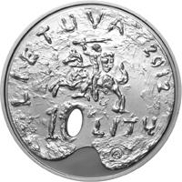 Lithuania coin 10 Litų - Lithuanian Culture - Fine Arts (2012) obverse obverse of 10 Litų - Lithuanian Culture - Fine Arts (2012) coin with KM# 179 from Lithuania. Inscription: LIETUVA 2012 10 LITŲ