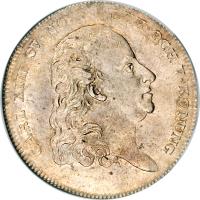 Sweden coin 1 Riksdaler - Carl XIII (1814 - 1818) obverse obverse of 1 Riksdaler - Carl XIII (1814 - 1818) coin with KM# 588 from Sweden.