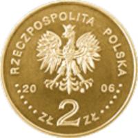 obverse of 2 Złote - The Polish Calendar of Traditional Customs and Rituals: St. John's Night (2006) coin with Y# 532 from Poland. Inscription: RZECZPOSPOLITA POLSKA 2006 ZŁ 2 ZŁ