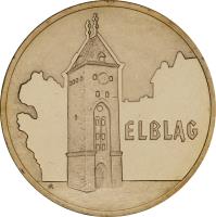 reverse of 2 Złote - Elbląg (2006) coin with Y# 546 from Poland. Inscription: ELBLĄG