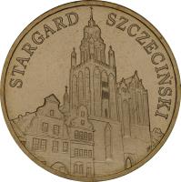 Poland coin 2 Złote - Stargard Szczeciński (2007) reverse reverse of 2 Złote - Stargard Szczeciński (2007) coin with Y# 613 from Poland. Inscription: STARGARD SZCZECINSKI