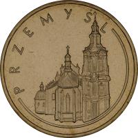 Poland coin 2 Złote - Przemyśl (2007) reverse reverse of 2 Złote - Przemyśl (2007) coin with Y# 618 from Poland. Inscription: PRZEMYSL