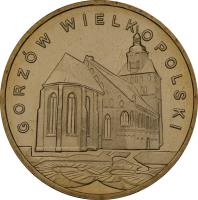 Poland coin 2 Złote - Gorzów Wielkopolski (2007) reverse reverse of 2 Złote - Gorzów Wielkopolski (2007) coin with Y# 623 from Poland. Inscription: GORZÓW WIELKOPOLSKI