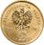 obverse of 2 Złote - 90th Anniversary of Regaining Independence by Poland (2008) coin with Y# 650 from Poland. Inscription: RZECZPOSPOLITA POLSKA 2008 ZŁ 2 ZŁ