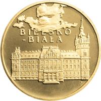 Poland coin 2 Złote - Bielsko-Biała (2008) reverse reverse of 2 Złote - Bielsko-Biała (2008) coin with Y# 663 from Poland. Inscription: BIELSKO -BIAŁA