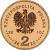 obverse of 2 Złote - Polish Olympic Team Vancouver 2010 (2010) coin with Y# 715 from Poland. Inscription: RZECZPOSPOLITA POLSKA 20 10 ZŁ 2 ZŁ