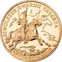 reverse of 2 Złote - Chevau-Légers of the Imperial Guard of Napoleon I (2010) coin with Y# 718 from Poland. Inscription: SZWOLEZER GWARDII CESARZA NAPOLEONA I