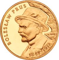 Poland coin 2 Złote - Bolesław Prus (2012) reverse reverse of 2 Złote - Bolesław Prus (2012) coin with Y# 838 from Poland. Inscription: BOLESŁAW PRUS 1847-1912