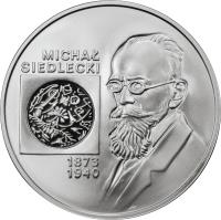 reverse of 10 Złotych - Polish Travelers and Explorers: Michał Siedlecki (1873-1940) (2001) coin with Y# 460 from Poland.