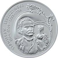 reverse of 10 Złotych - Polish Kings and Princes: Stanisław Leszczyński (1704-1709; 1733-1736) (2003) coin with Y# 474 from Poland.