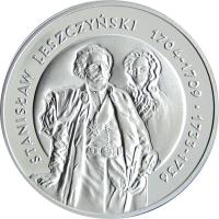 reverse of 10 Złotych - Polish Kings and Princes: Stanisław Leszczyński (1704-1709; 1733-1736) (2003) coin with Y# 475 from Poland.