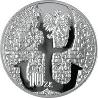 Poland coin 10 Złotych - 60th Anniversary of the Warsaw Uprising (2004) obverse obverse of 10 Złotych - 60th Anniversary of the Warsaw Uprising (2004) coin with Y# 497 from Poland. Inscription: RZECZPOSPOLITA POLSKA 2004 10 ZŁ