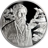 reverse of 10 Złotych - Polish Travelers and Explorers: Aleksander Czekanowski (1833-1876) (2004) coin with Y# 506 from Poland.