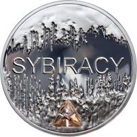 reverse of 10 Złotych - Siberian Exiles (2008) coin with Y# 639 from Poland. Inscription: SYBIRACY