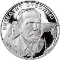 Poland coin 10 Złotych - Benedykt Dybowski (2010) obverse obverse of 10 Złotych - Benedykt Dybowski (2010) coin with Y# 758 from Poland.