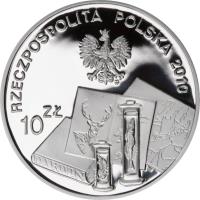 Poland coin 10 Złotych - Benedykt Dybowski (2010) reverse reverse of 10 Złotych - Benedykt Dybowski (2010) coin with Y# 758 from Poland.