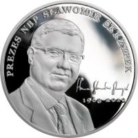 reverse of 10 Złotych - In Memory of the Victims of the 10 April 2010 Presidential Plane Crash in Smolensk (2011) coin with Y# 770 from Poland.