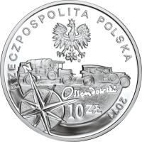 Poland coin 10 Złotych - Polish Travellers and Explorers – Ferdynand Ossendowski (2011) obverse obverse of 10 Złotych - Polish Travellers and Explorers – Ferdynand Ossendowski (2011) coin with Y# 798 from Poland.
