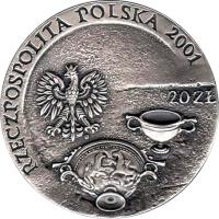 Poland coin 20 Złotych - Amber Route (2001) obverse obverse of 20 Złotych - Amber Route (2001) coin with Y# 411 from Poland.